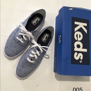 NEW KEDS CH DOBY DAISY BLUE SIZE 6M